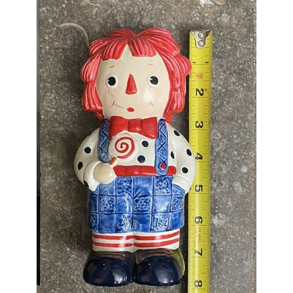 Raggedy Andy Bookend Solid Fitz & Floyd 1972 - Picture 1 of 5
